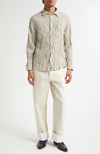 ボッテガヴェネタ Bottega Veneta Crushed Poplin Shirt Bottega Veneta Bottega Veneta Crushed Poplin Shirt | Grailed