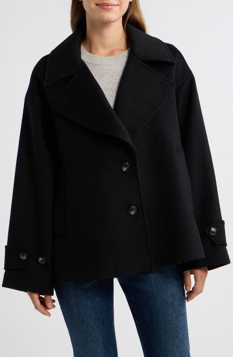 Single Breasted Crop Coat