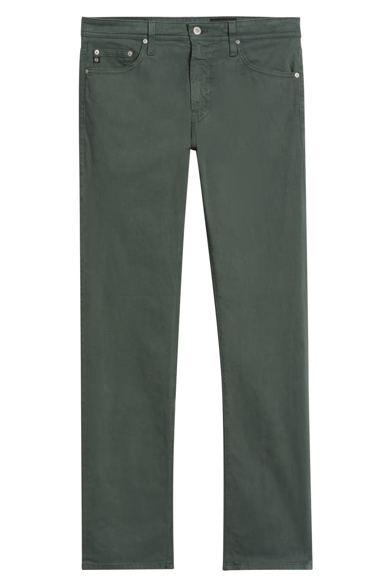Everett Stretch Sateen Slim Straight Pants, Alternate, color, CYPRESS LAKE