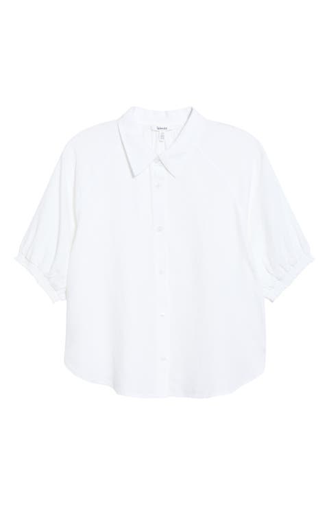 Talia Puff Sleeve Button-Up Shirt
