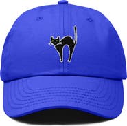Dalix Black Cat Embroidered Casual Hat