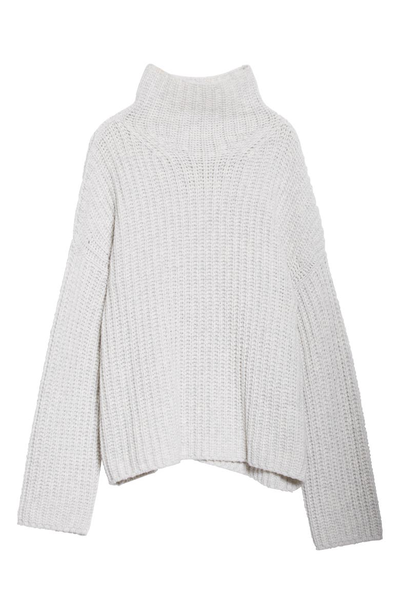 Vince Lofty Wool Blend Funnel Neck Sweater, Alternate, color, 