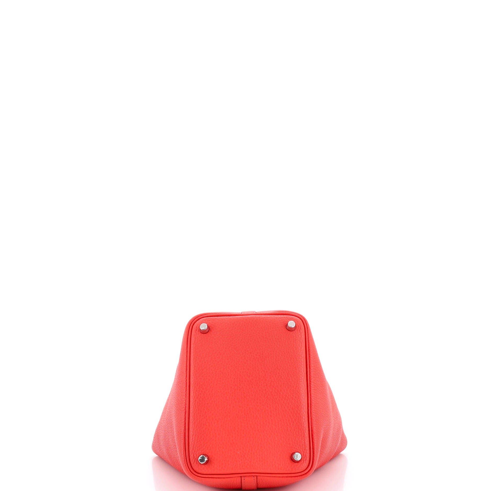 Pre-Owned Hermes Picotin Lock Bag Clemence PM, Alternate, color, Rouge Pivoine