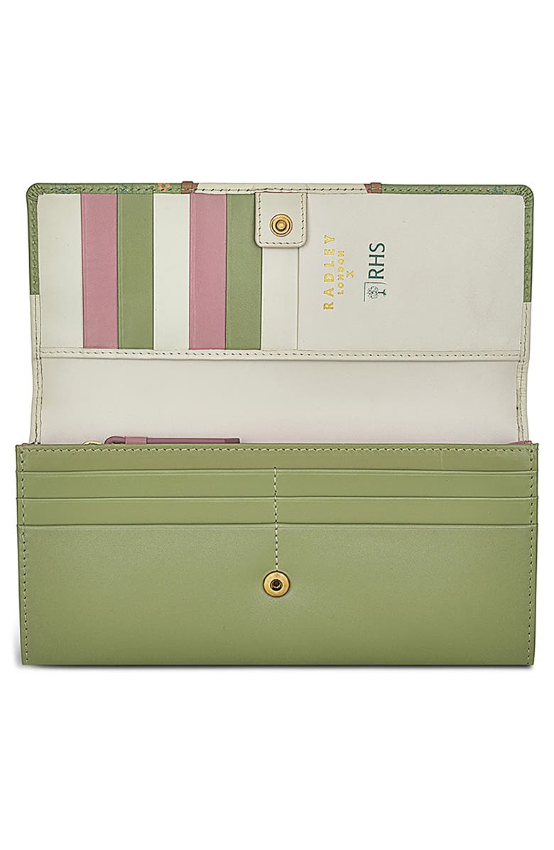 Radley RHS Collection Garden Motif Leather Wallet, Alternate, color,