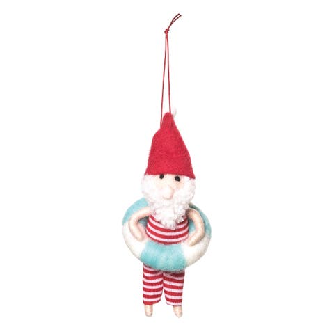 Floating Santa Christmas Tree Ornament