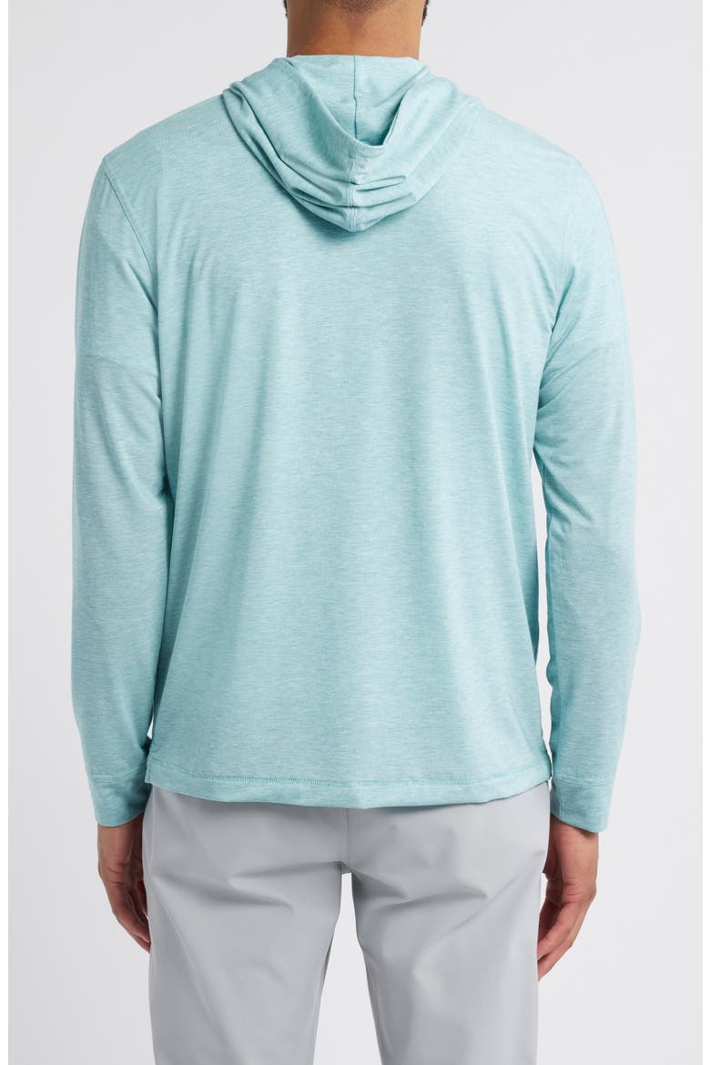 Welsey Performance Half Zip Hoodie, Alternate, color, GREEN GRASS