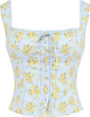 HOUSE OF CB Juana Broderie Anglaise Corset Top