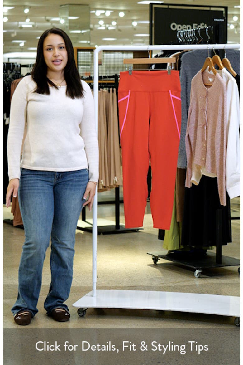 Von Contrast Detail Leggings video