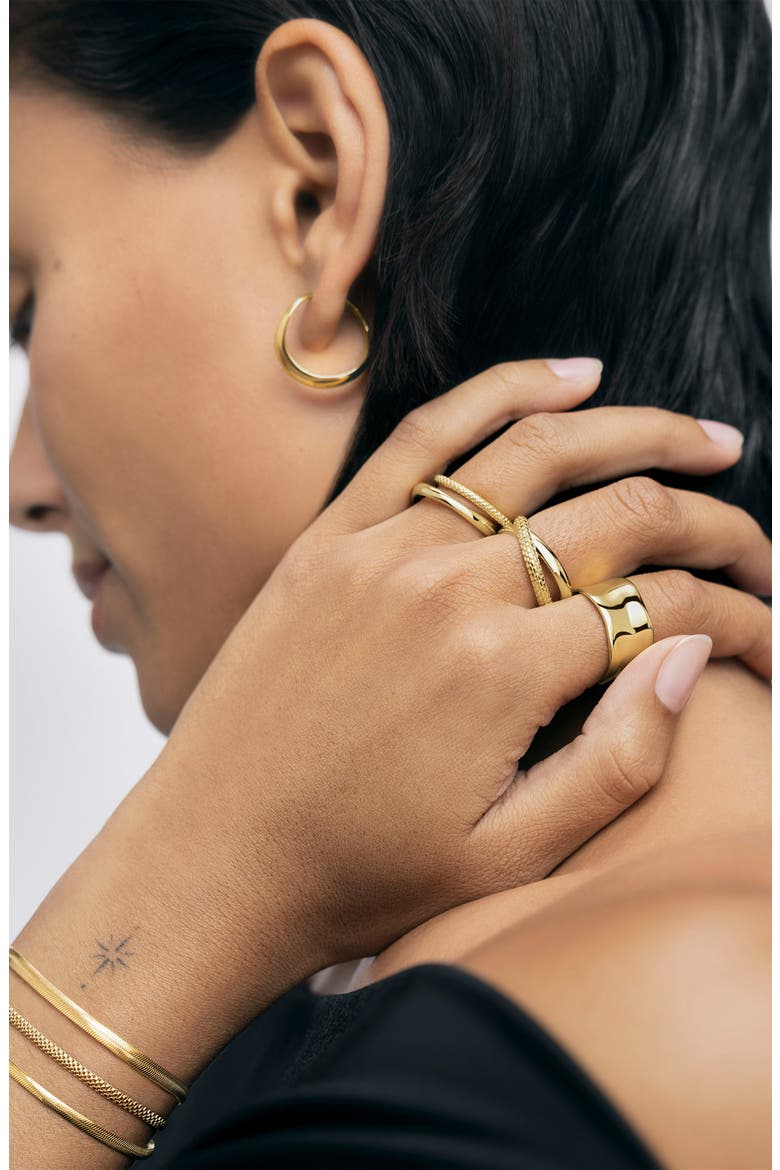 Heirloom Crossover Ring, Alternate, color, 18CT GOLD VERMEIL