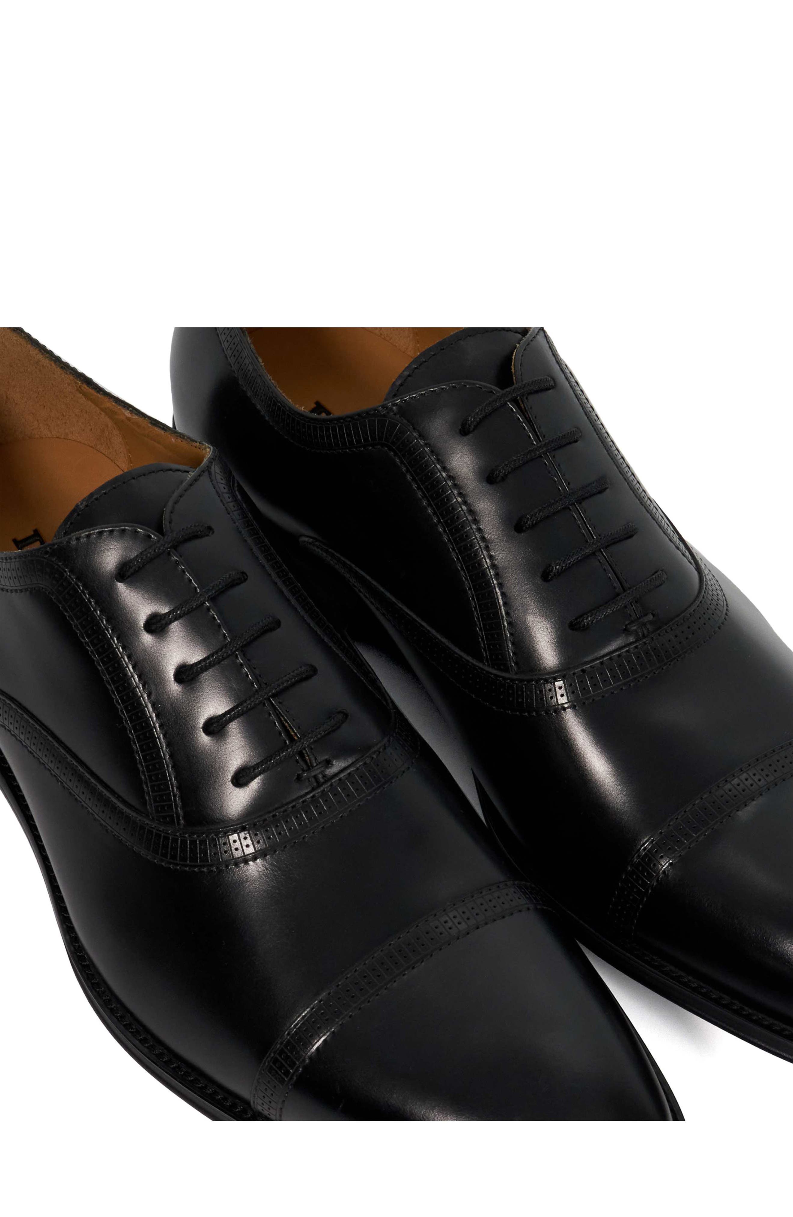 Dune London Segred Oxford, Alternate, color, Black