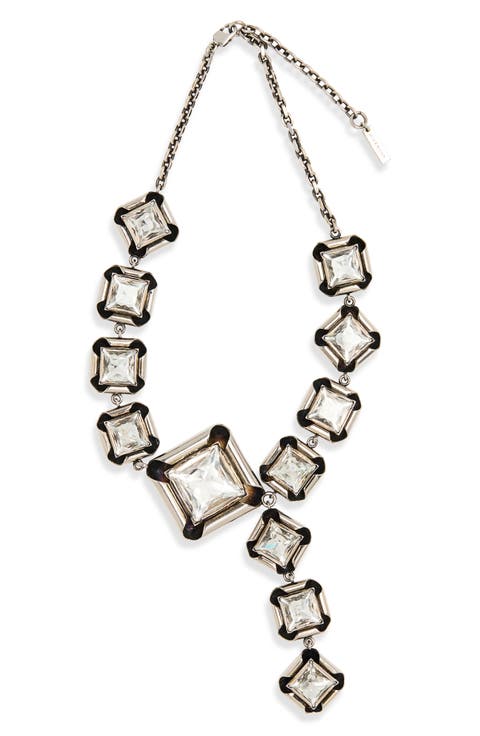 Deconstructed Crystal Necklace