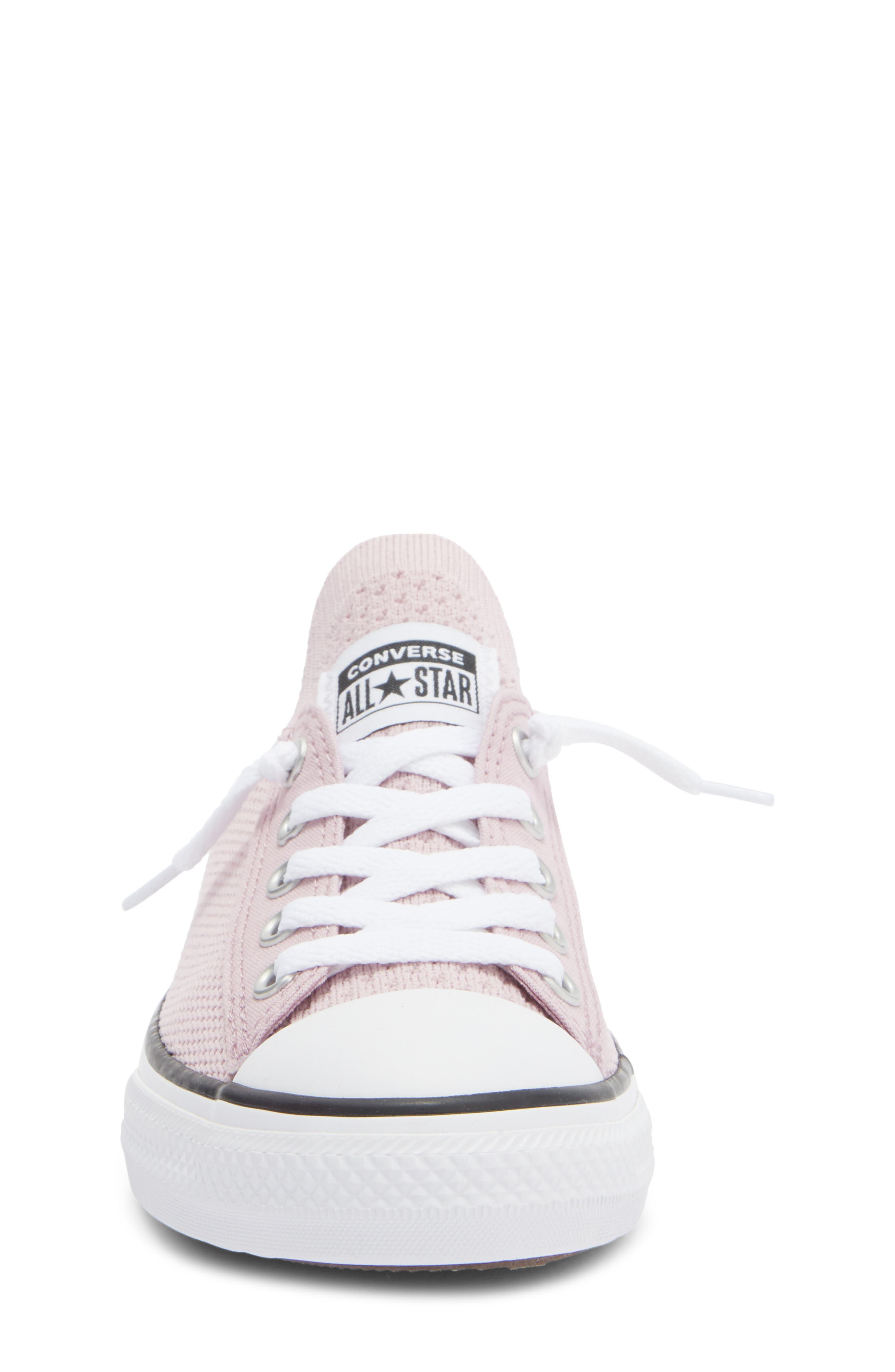 Converse Kids' Chuck Taylor<sup>®</sup> All Star<sup>®</sup> Knit Slip-On Sneaker, Alternate, color, Phantom Violet/ White