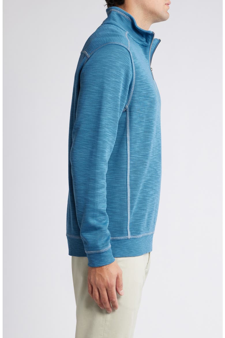 Tobago Bay Marlin Splash Half Zip Pullover, Alternate, color, BLUE ALLURE