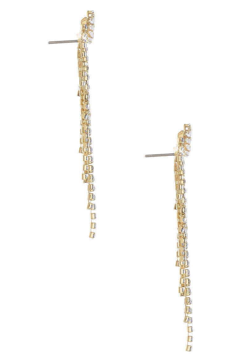 Angel Fringe Drop Earrings, Alternate, color, GOLD