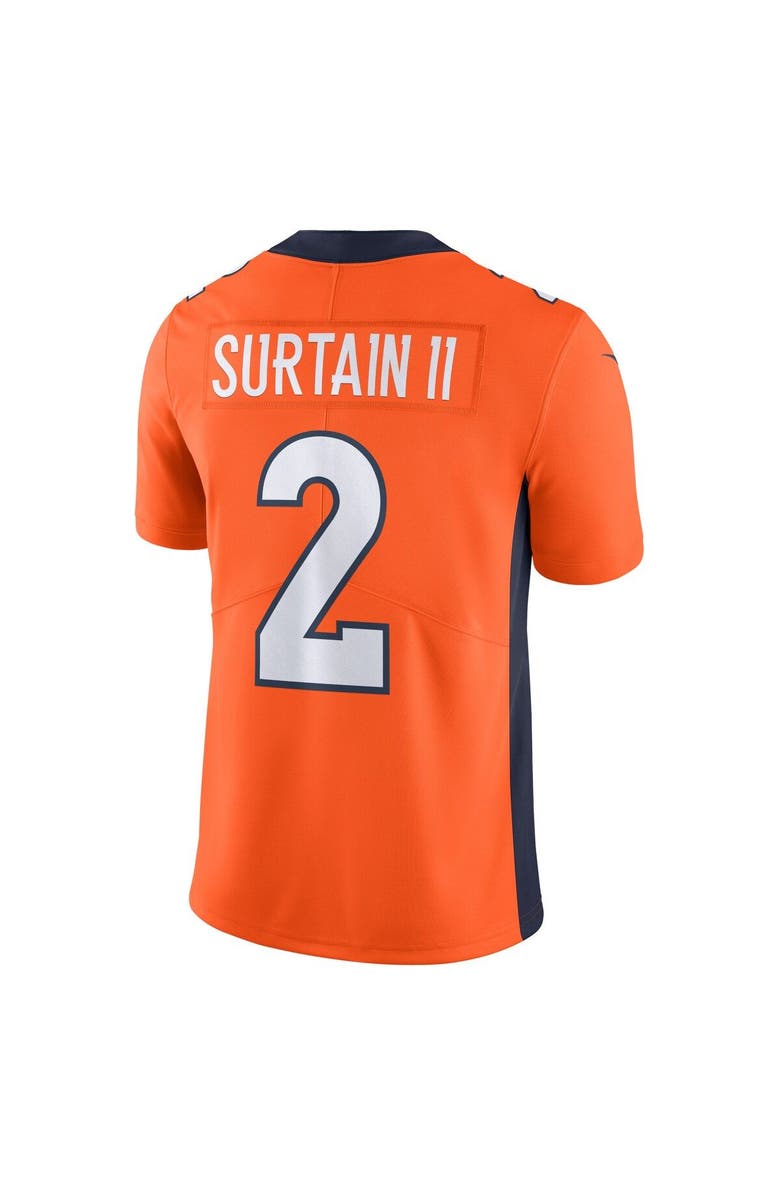 Nike Men's Nike Patrick Surtain II Orange Denver Broncos  Vapor Untouchable Limited Jersey, Alternate, color, 