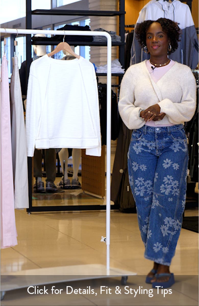 Seamed Texture Top, sales video thumbnail