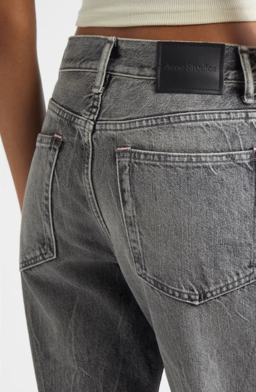 Acne Studios 2025 Gothik High Waist Fitted Bootcut Jeans In Black