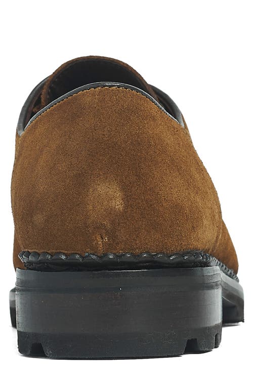 Anthony Veer Wright Moc Lace-up Boot In Brown Suede