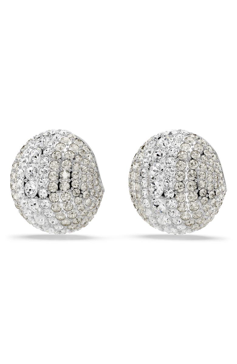 Swarovski Sublima Pavé Crystal Clip-On Earrings, Alternate, color,