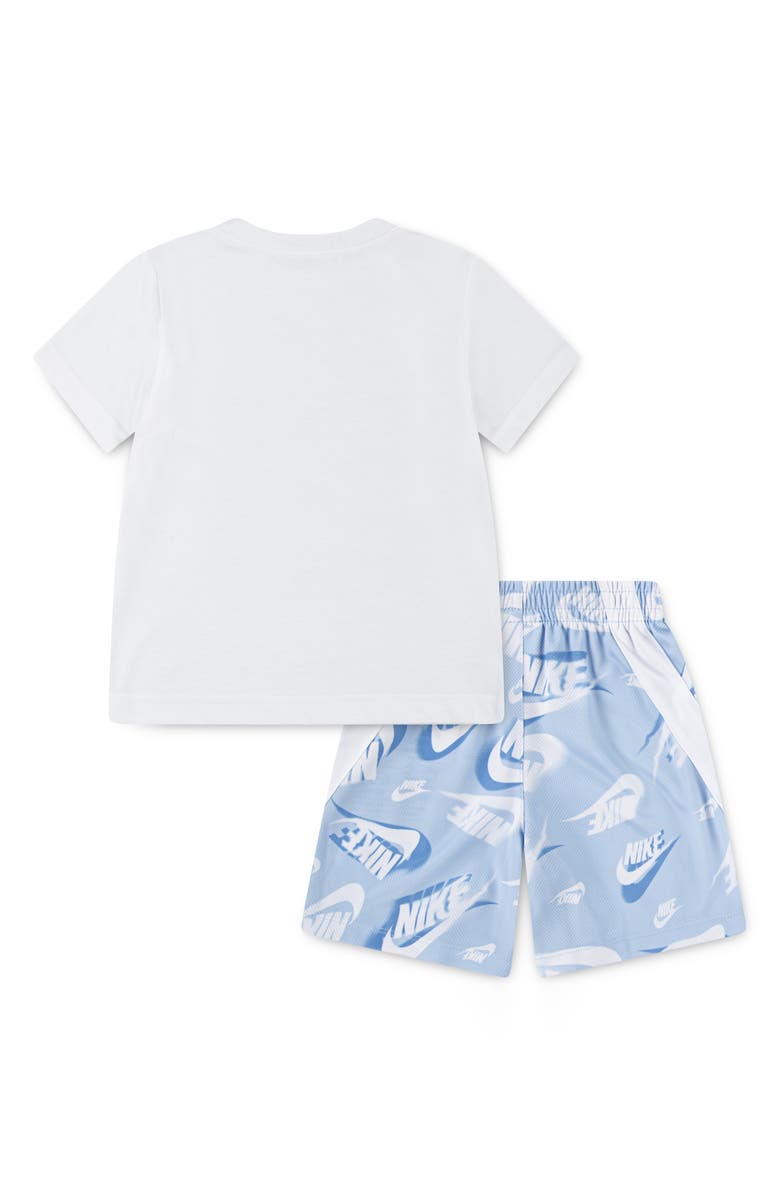 Nike Kids' Sportswear Dri-FIT T-Shirt & Mesh Shorts Set, Alternate, color, Psychic Blue