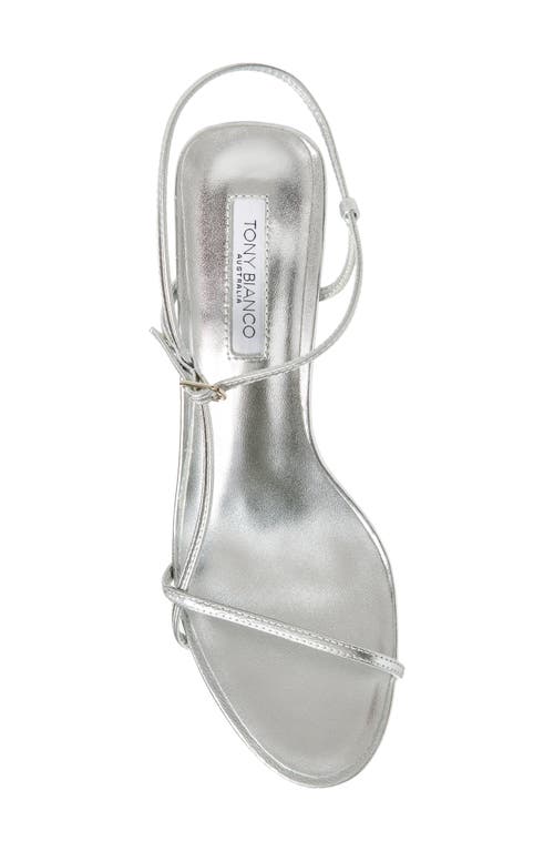 Tony Bianco Caprice Ankle Strap Sandal In White