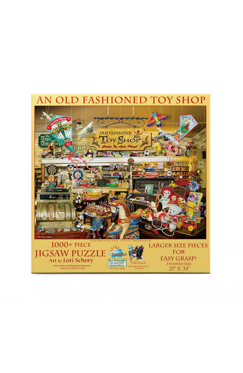 Sunsout An Old Fashioned Toy Shop 1000 piece Jigsaw Puzzle for Adults Large Pieces, Alternate, color, Multicolor