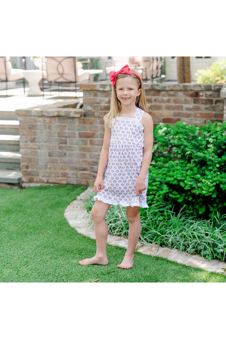 Eden Girls' Dress, Alternate, color, Stars, Stripes, and Bows