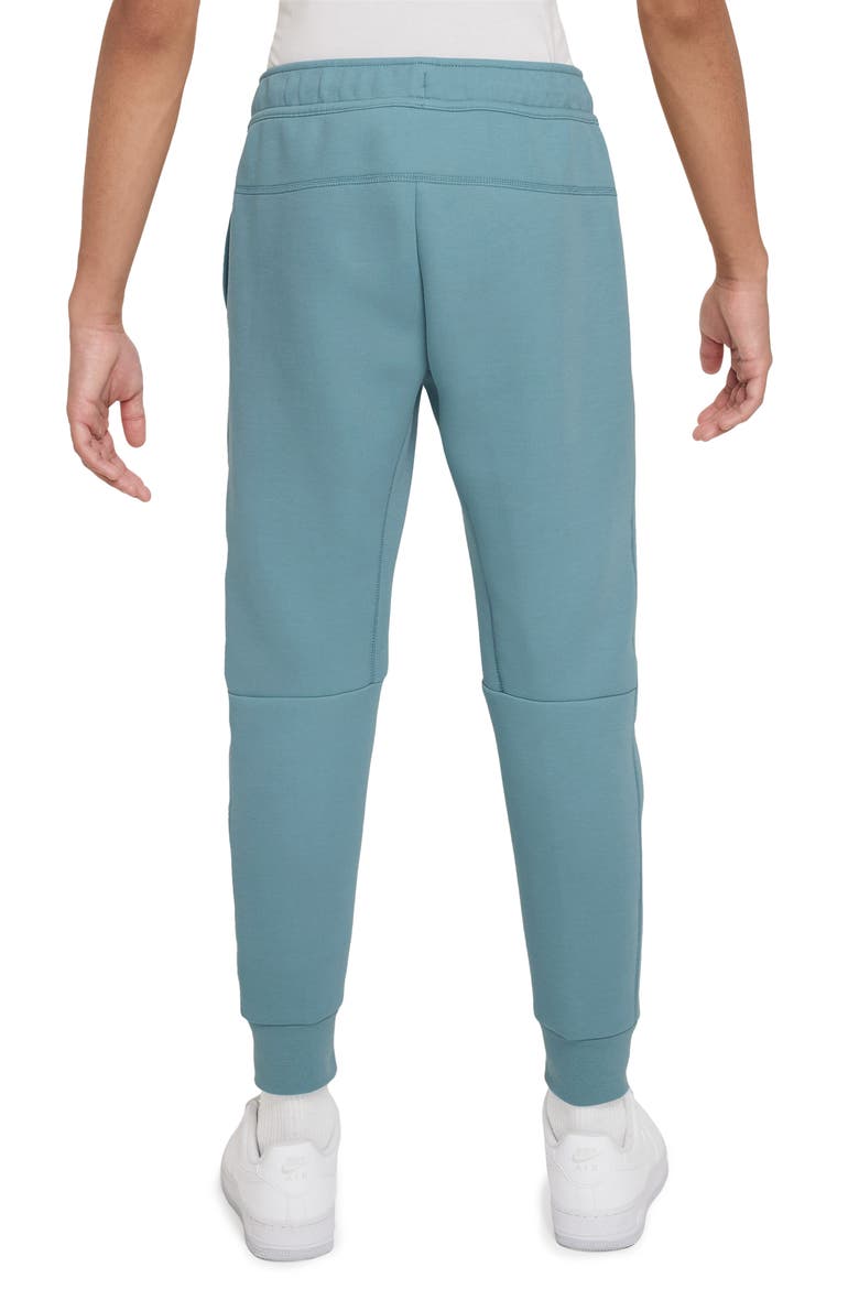Kids' Tech Fleece Joggers, Alternate, color, DENIM TURQUOISE/ BLACK/ BLACK