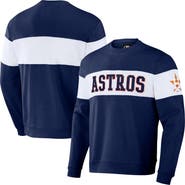 Darius Rucker Collection by Fanatics Men's Darius Rucker Collection by Fanatics Navy Houston Astros Stripe Pullover Sweatshirt