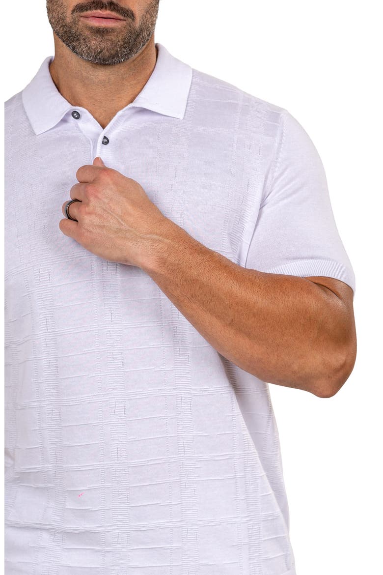Marthy White Polo, Alternate, color, WHITE