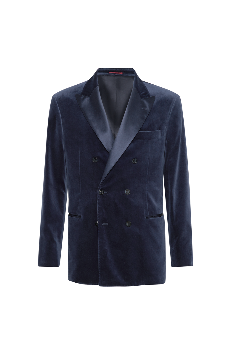 Brunello Cucinelli Tuxedo Jacket, Main, color, Blue