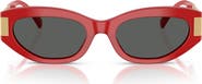 Versace 54mm Cat Eye Sunglasses