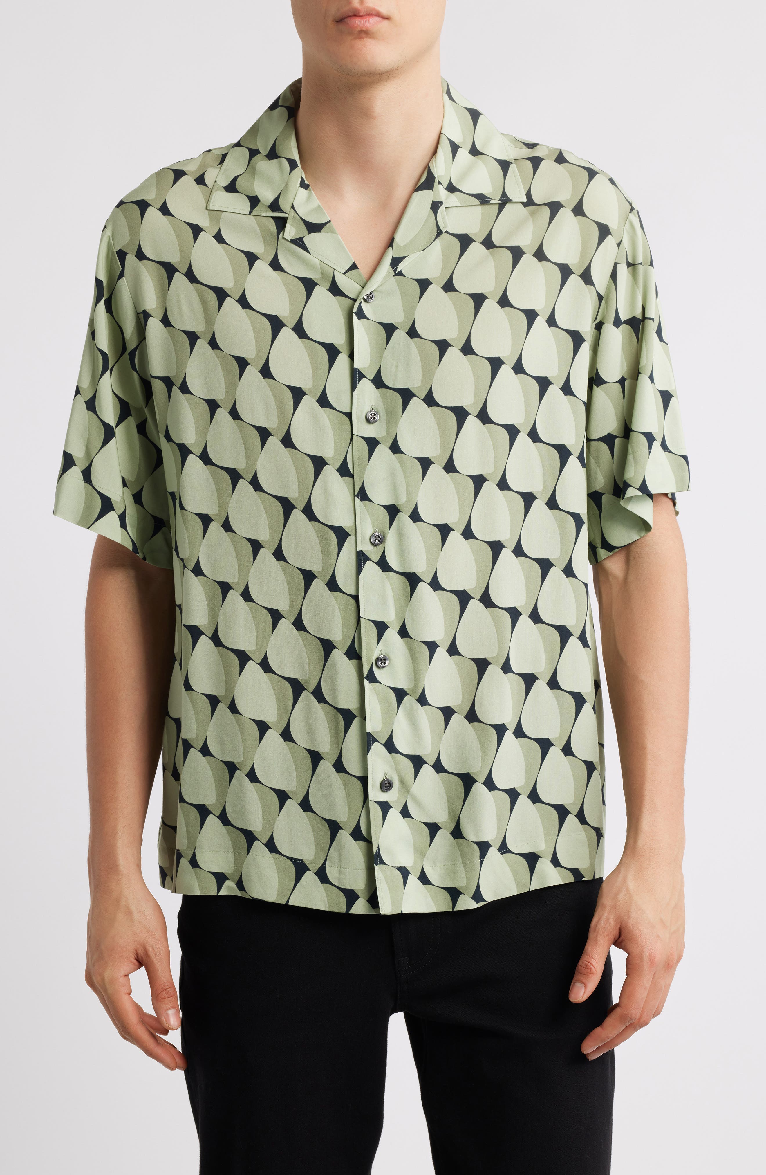 HUGO Espino Relaxed Camp Shirt