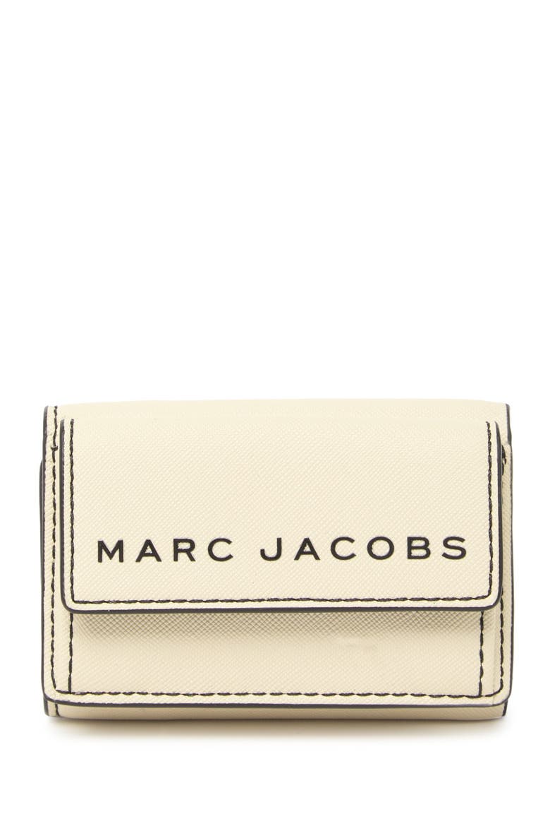 Mini Trifold Wallet, Alternate, color, MARSHMALLOW