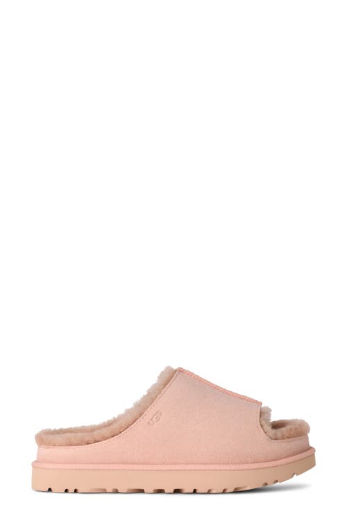 Ugg(r) Greenport Genuine Shearling Lined Slide Sandal In Pink