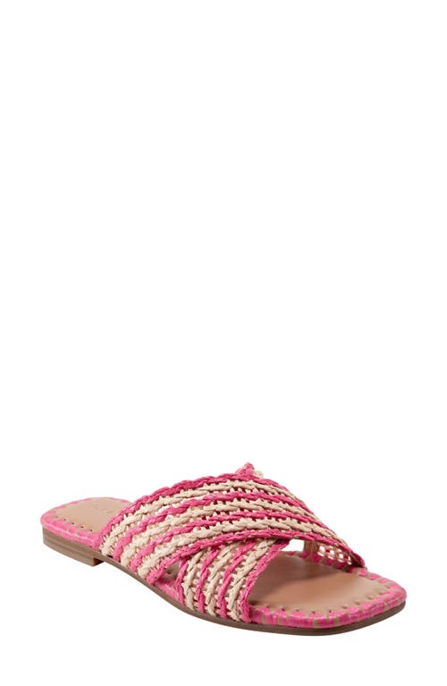 Marc Fisher Nylie Slide Sandal In Pink