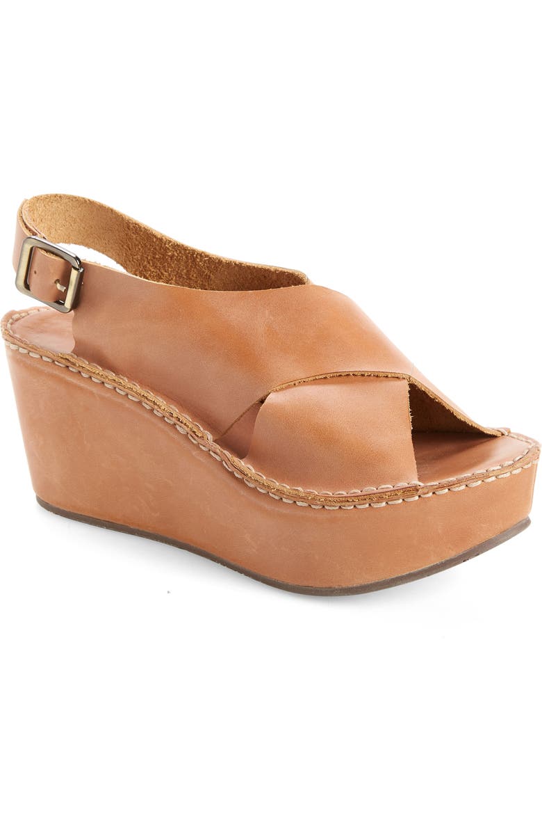 Chocolat Blu Slingback Platform Sandal, Main, color,