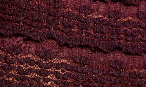 Free People Angelina Mixed Lace Top In Purple