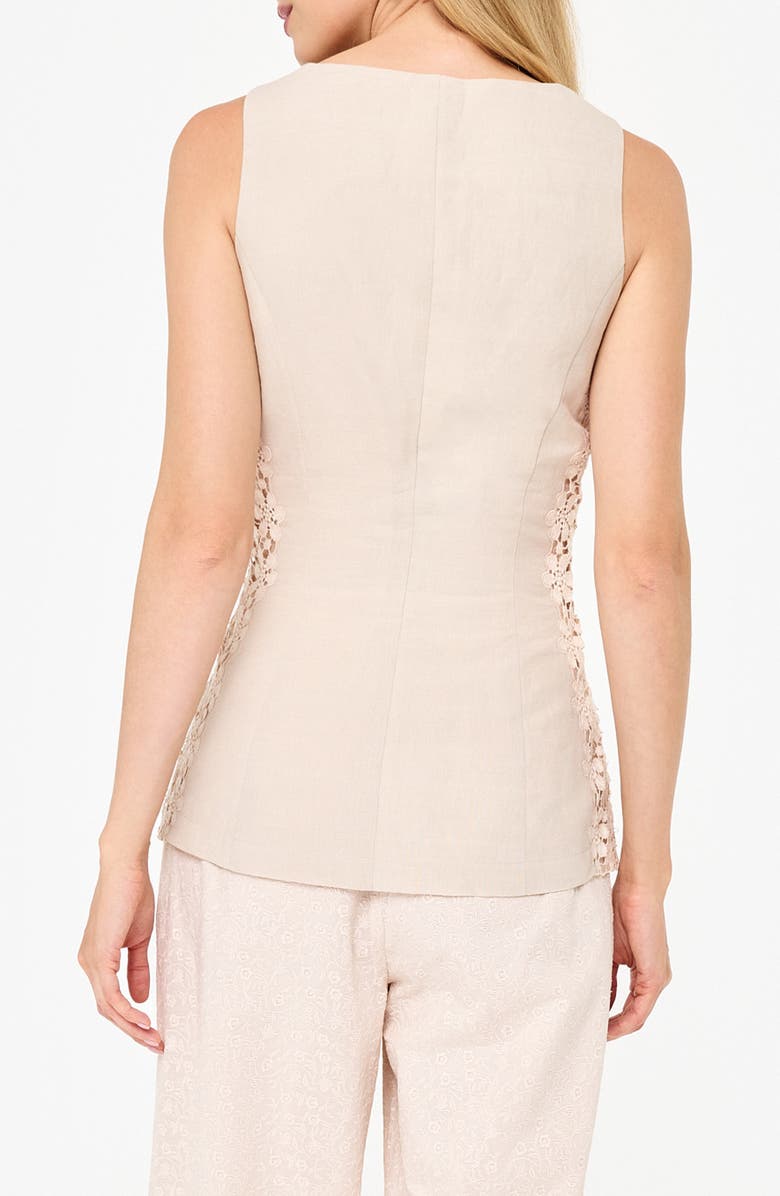 CAMI NYC Sabella Lace Trim Vest, Alternate, color, 