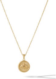 Vincero Courage Evil Eye Pendant Necklace