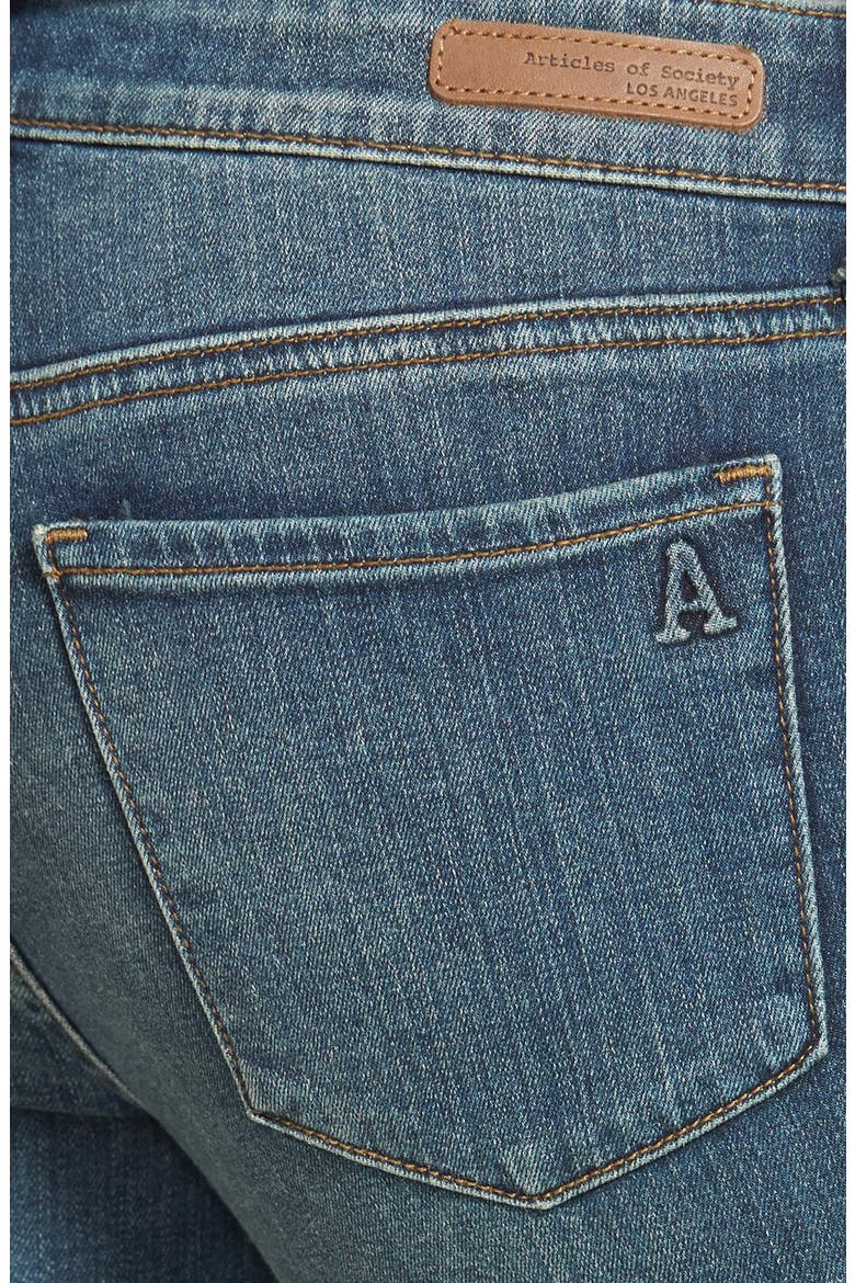 'Sarah' Skinny Jeans, Alternate, color, MEDUIM WASH