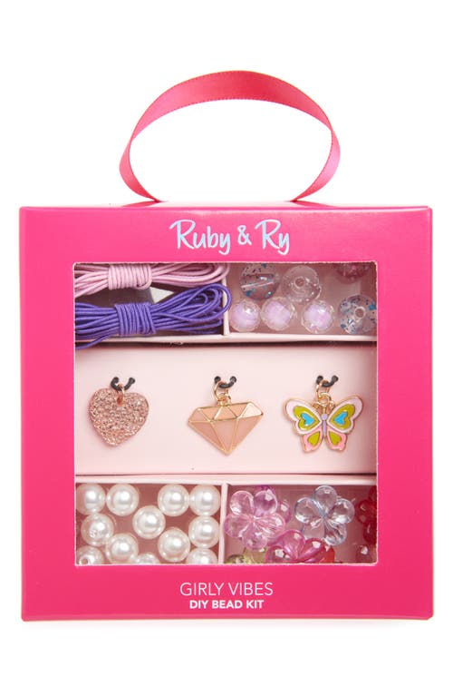 Ruby & Ry Girly Vibes DIY Bead Kit in Pink Multi 