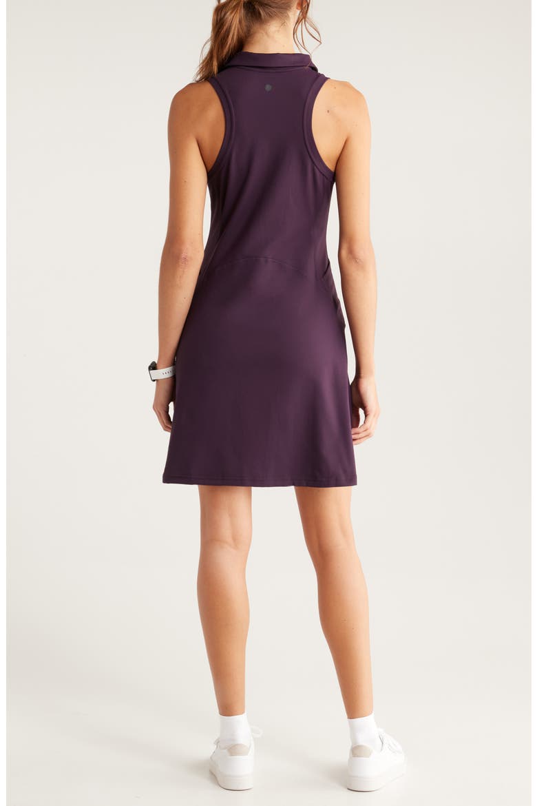 Sport Sleeveless Polo Dress, Alternate, color, PURPLE NEBULA