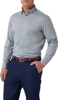 Mizzen+Main Halyard Trim Fit Gingham Check Performance Button-Up Shirt