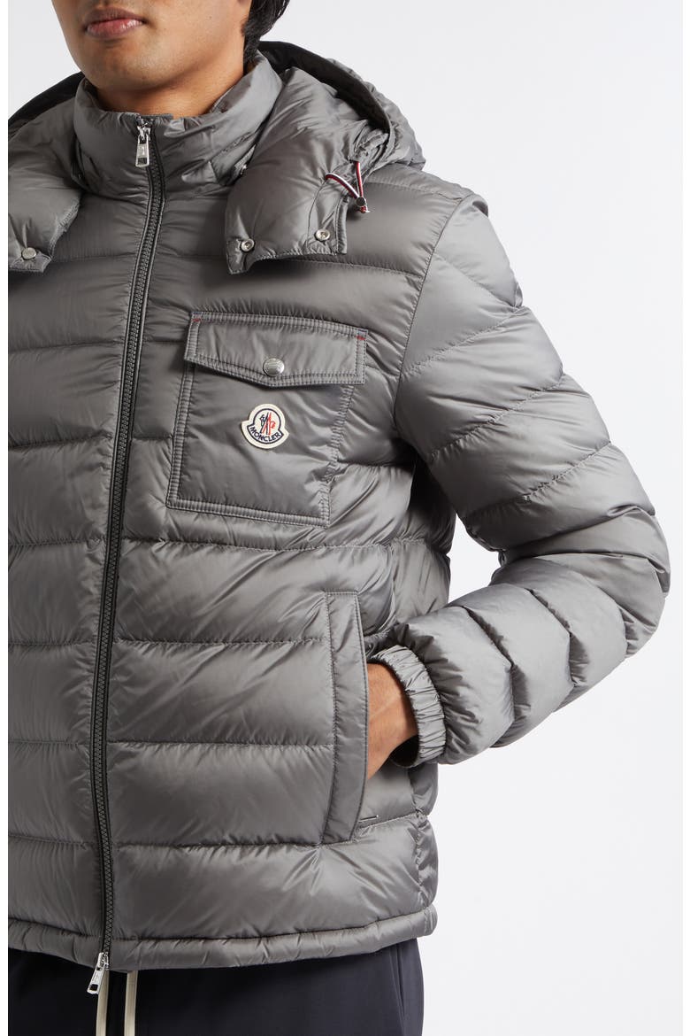 Verith Hooded Down Jacket, Alternate, color, PEWTER