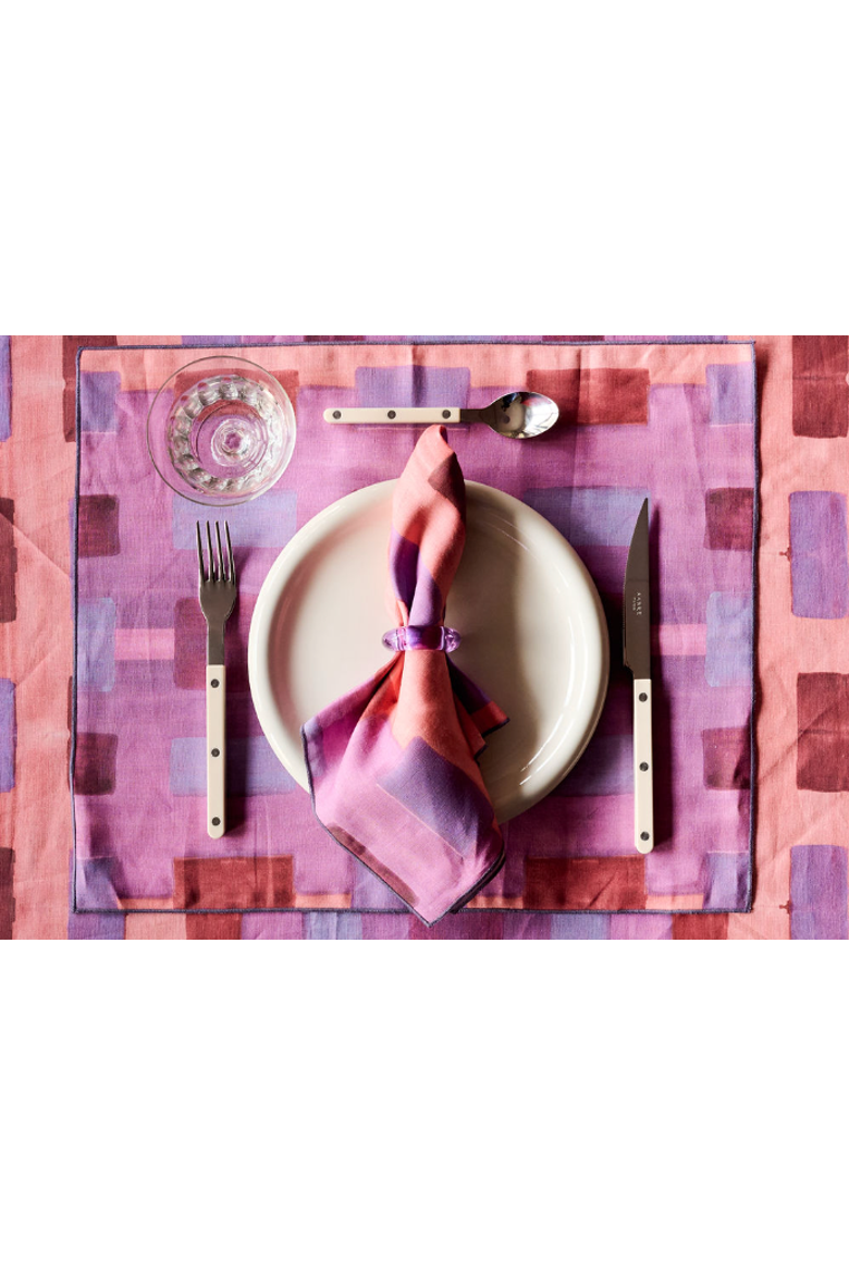 Tapestry Placemat - Set of 4, Alternate, color, Pink