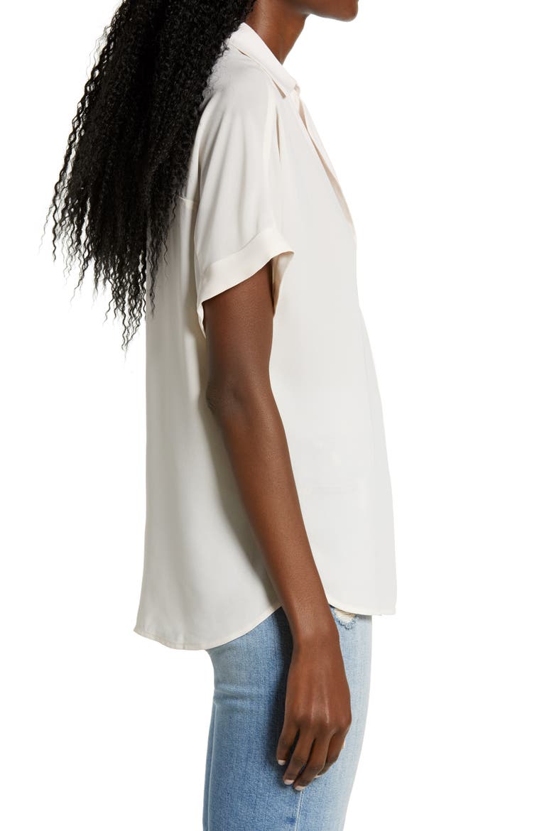 Button Back Top, Alternate, color, POWDER PUFF