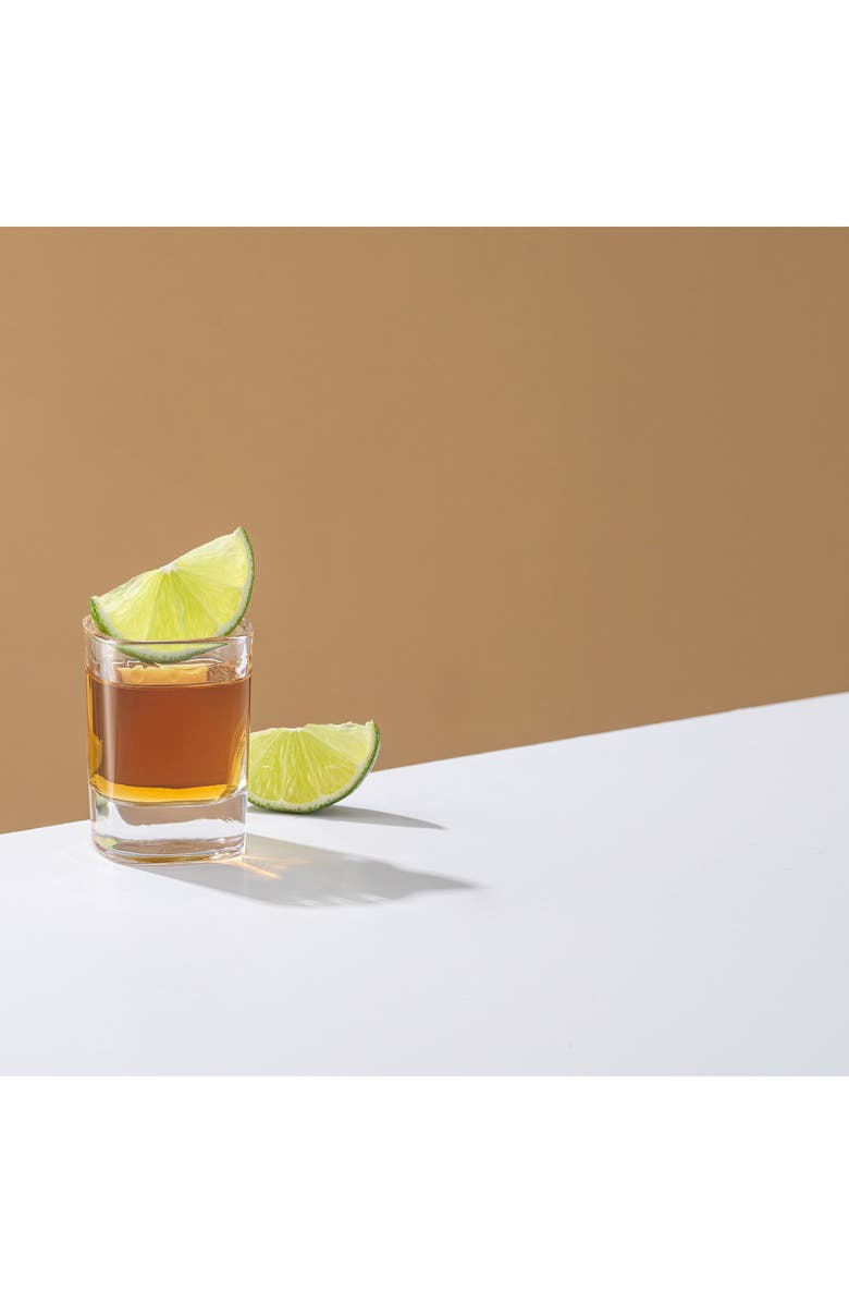 JoyJolt City Set of 10 Heavy Base Shot Glasses, Alternate, color, Clear