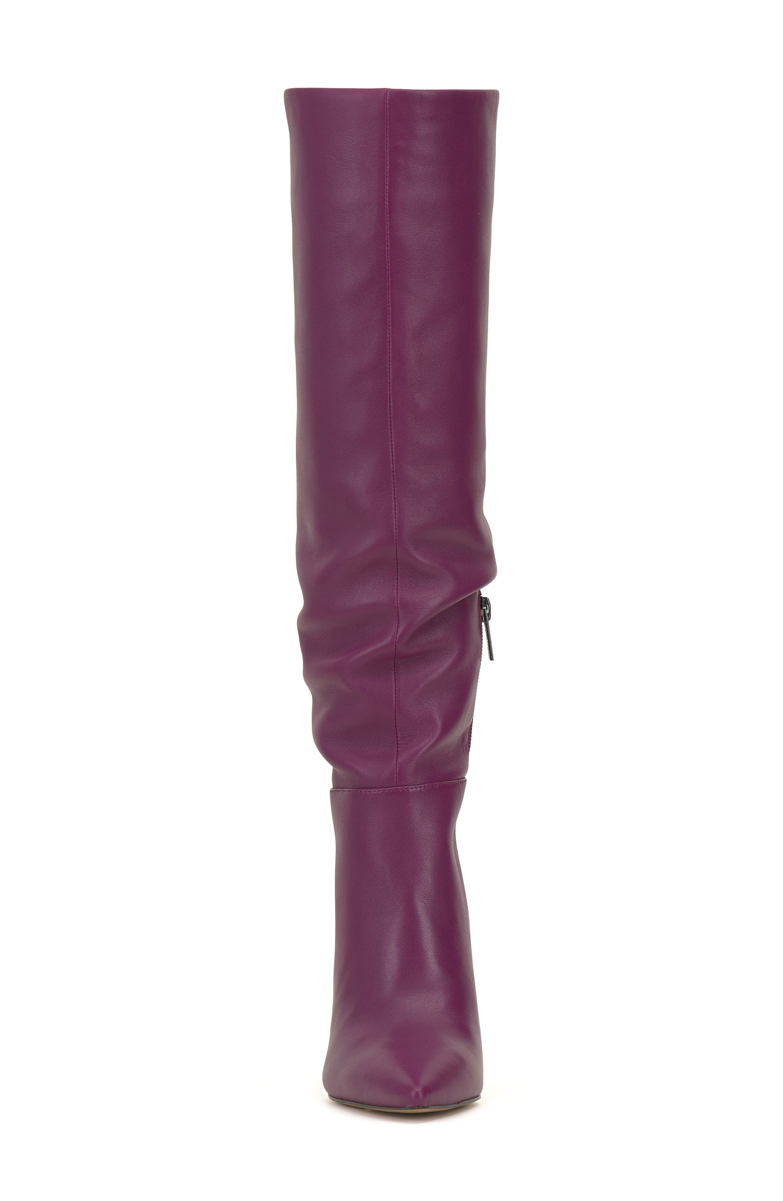 Kashleigh Pointed Toe Knee High Boot, Alternate, color, RUBY ROSE