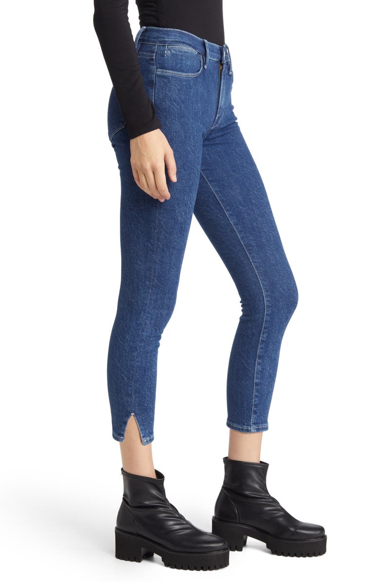 FRAME Le High Crop Skinny Jeans, Alternate, color, Orista